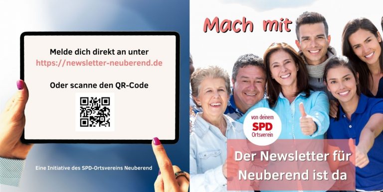 Der Newsletter für Neuberend ist da
